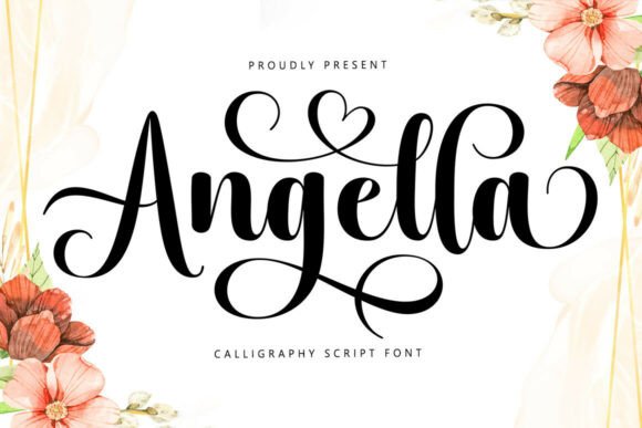 Angella: A Refined Calligraphy Font for Elegant, Legible Typography