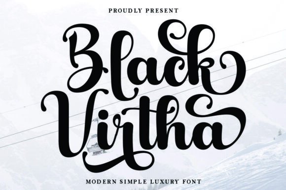 Black Virtha: A Handwritten Font Built for Warmth and Clarity