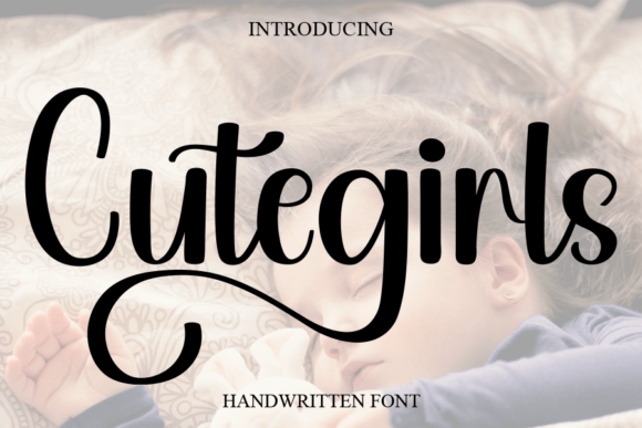 Cutegirls: A Sweet and Cursive Handwritten Font for Elegant Designs