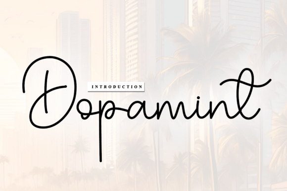 Dopamint Font: The Sweet, Handwritten Typeface That Brings Joy and Elegance to Every Design