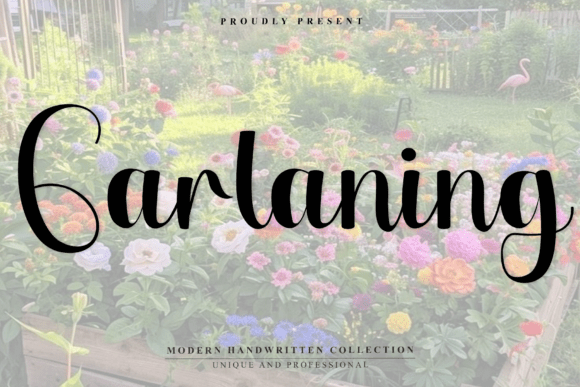 Garlaning: A Stylish Handwritten Font for Modern Design