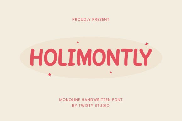 Holimontly: The Cheerful Handwritten Font That Adds Joy to Real Projects