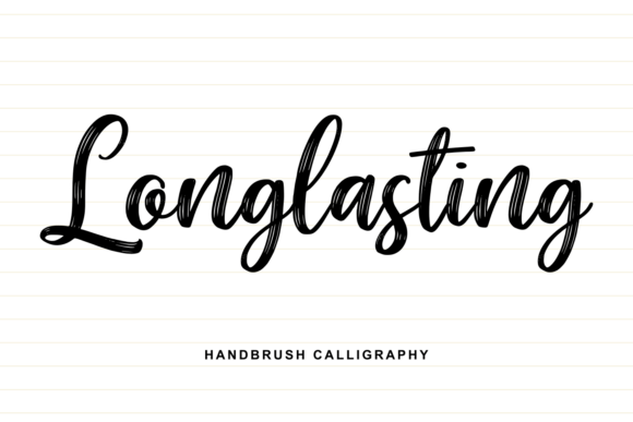 Longlasting: A Bold Handbrush Calligraphy Font for Impactful Design