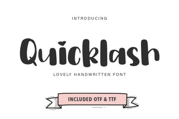 Quicklash Font: Bold, Bubbly, and Full of Life