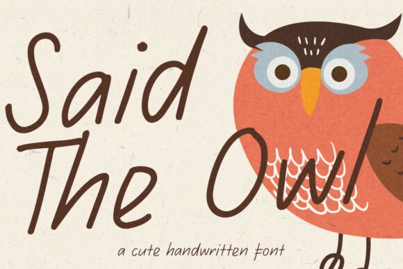 Said the Owl