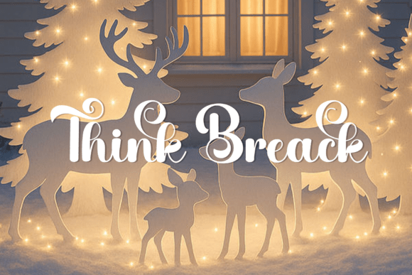 Think Break Font: A Stylish Choice for Creative Projects